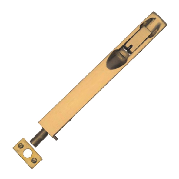 5645-203X25-PB  203 x 25mm  Polished Brass  Extended Throw Allart Lever Action Flush Bolt