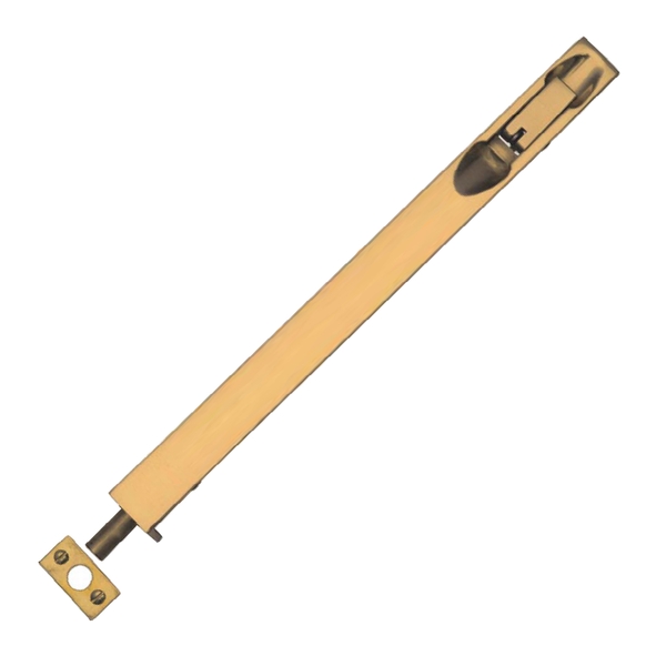 5645-305X25-PB  305 x 25mm  Polished Brass  Extended Throw Allart Lever Action Flush Bolt