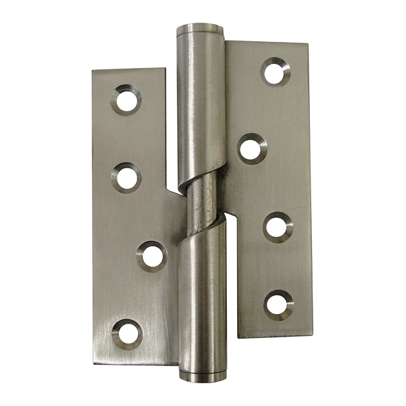 5330R-L-04  102 x 075 x 3.0mm  Left  Satin [40kg]  Format Rising Stainless Steel Butt Hinges
