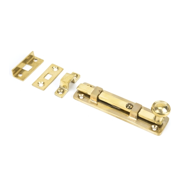 33096 • 100 x 25 x 3mm • Polished Brass • From The Anvil Universal Bolt