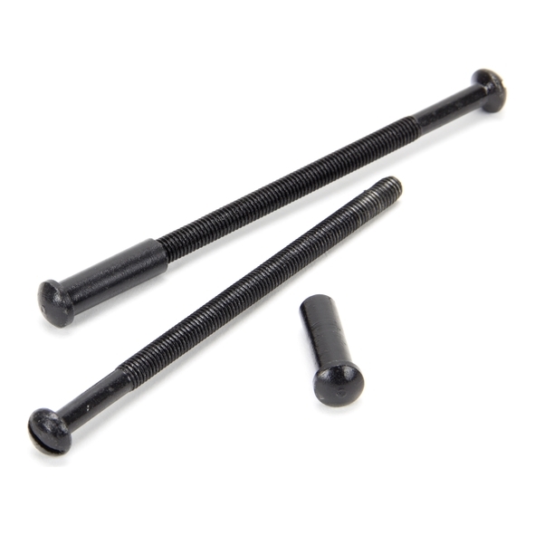 33119S  M5 x 90mm  Black  From The Anvil Male & Female Screws - No Slots