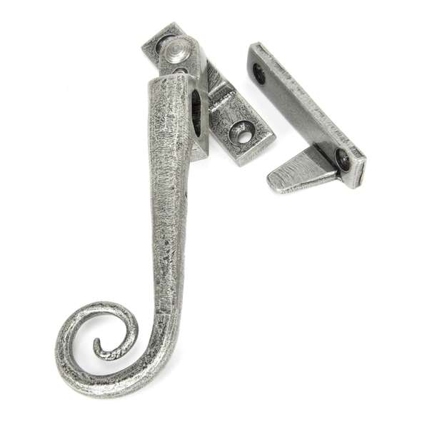 33618  157mm  Pewter Patina  From The Anvil Locking Night-Vent Monkeytail Fastener - LH