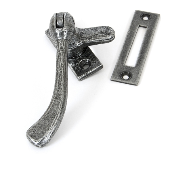 33668  115mm  Pewter Patina  From The Anvil Handmade Peardrop Fastener