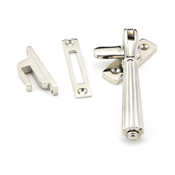 45341 • 128mm • Polished Nickel • From The Anvil Locking Hinton Fastener
