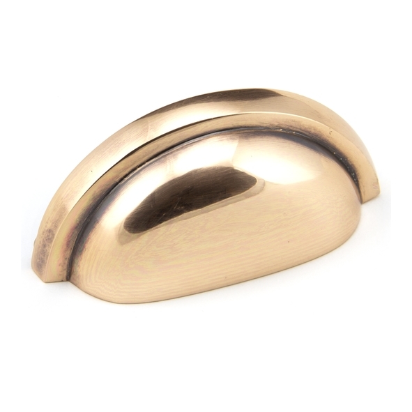 45409  85 x 40mm  Polished Bronze  From The Anvil Regency Concealed Drawer Pull