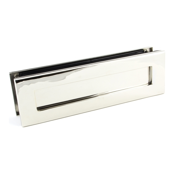 45443  315 x 92mm  Polished Nickel  From The Anvil Traditional Letterbox