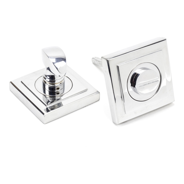 45738 • 53 x 53 x 8mm • Polished Chrome • From The Anvil Round Thumbturn [Square]