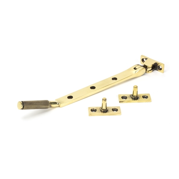 46173  248mm  Aged Brass  From The Anvil Brompton Stay