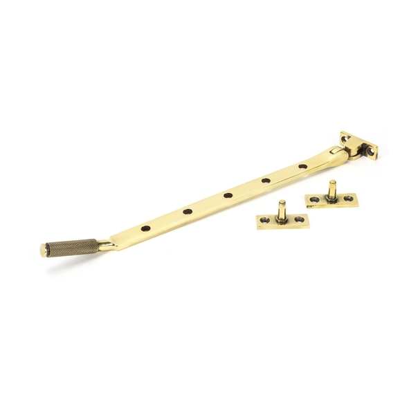 46175  338mm  Aged Brass  From The Anvil Brompton Stay