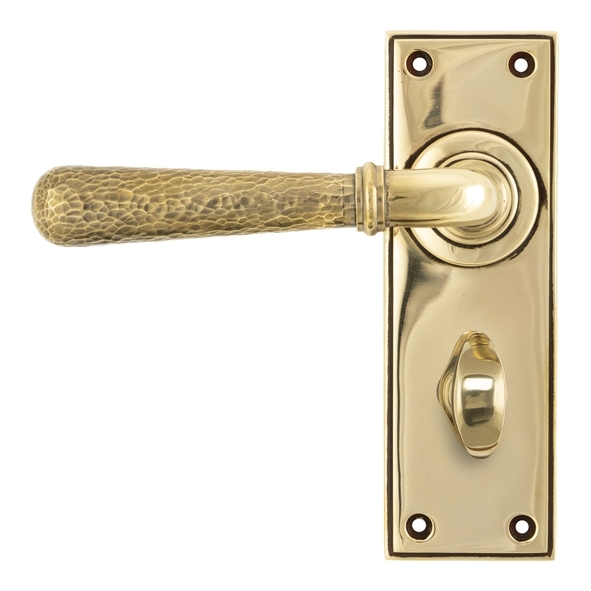 46211 • 152 x 50 x 8mm • Aged Brass • From The Anvil Hammered Newbury Lever Bathroom Set