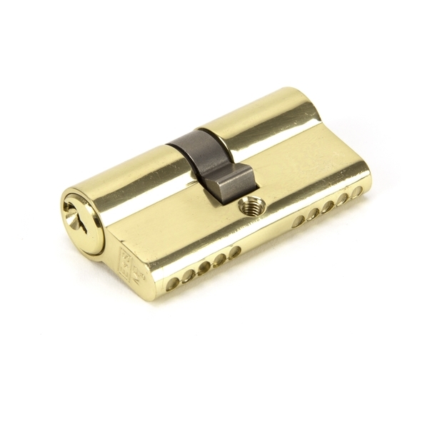 46245 • 30 x 30mm • Lacquered Brass • From The Anvil 5 Pin Euro Double Cylinder Keyed Alike