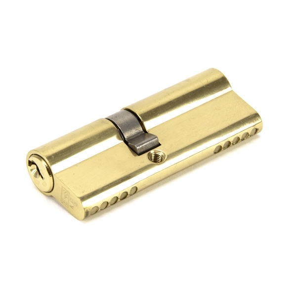 46254 • 35 x 45mm • Lacquered Brass • From The Anvil 5 Pin Euro Double Cylinder Keyed Alike