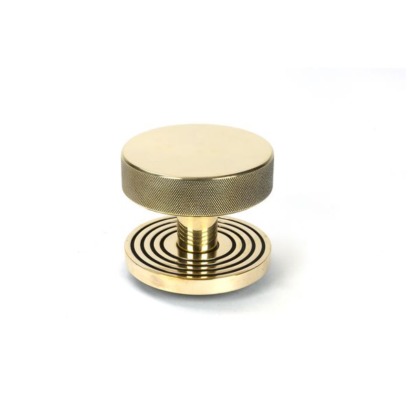 46736  90mm  Aged Brass  From The Anvil Brompton Centre Door Knob