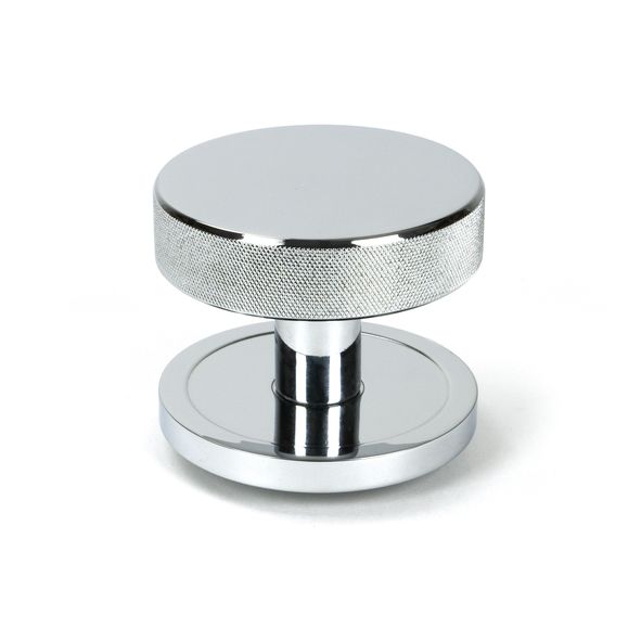 46738  90mm  Polished Chrome  From The Anvil Brompton Centre Door Knob