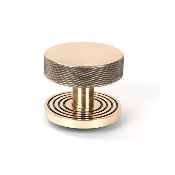 46752  90mm  Polished Bronze  From The Anvil Brompton Centre Door Knob