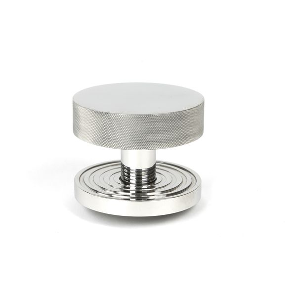 46768  90mm  Polished Marine SS [316]  From The Anvil Brompton Centre Door Knob