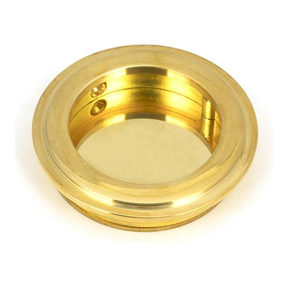 47165  60mm  Polished Brass  From The Anvil Art Deco Round Pull