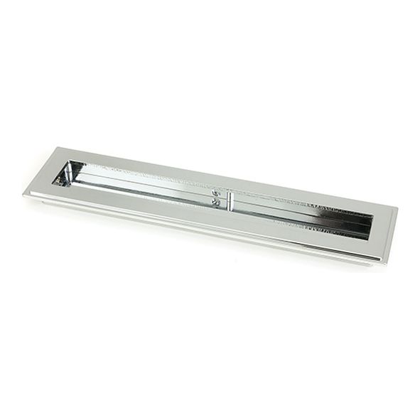 47176  250mm  Polished Chrome  From The Anvil Art Deco Rectangular Pull
