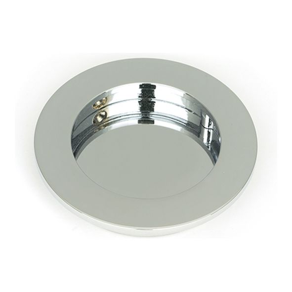 47186  75 mm  Polished Chrome  From The Anvil Plain Round Pull