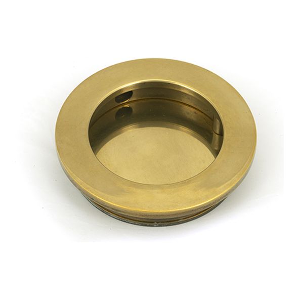 48322  60mm  Aged Brass  From The Anvil Plain Round Pull