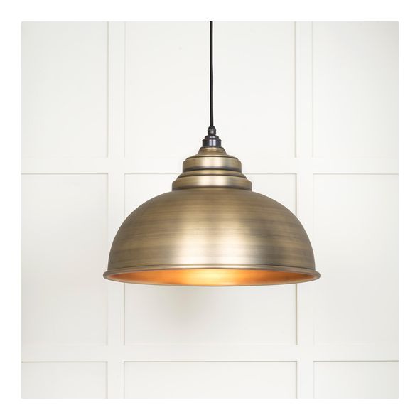 49498  400mm  Aged Brass  From The Anvil Harborne Pendant
