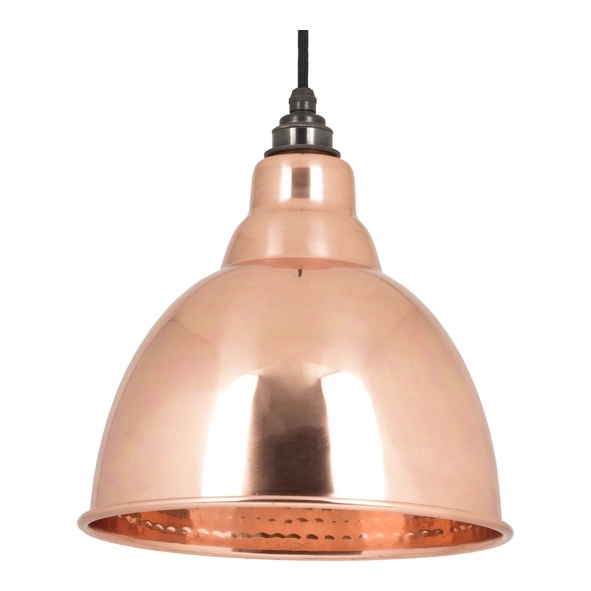 49500  260mm  Hammered Copper  From The Anvil Brindley Pendant