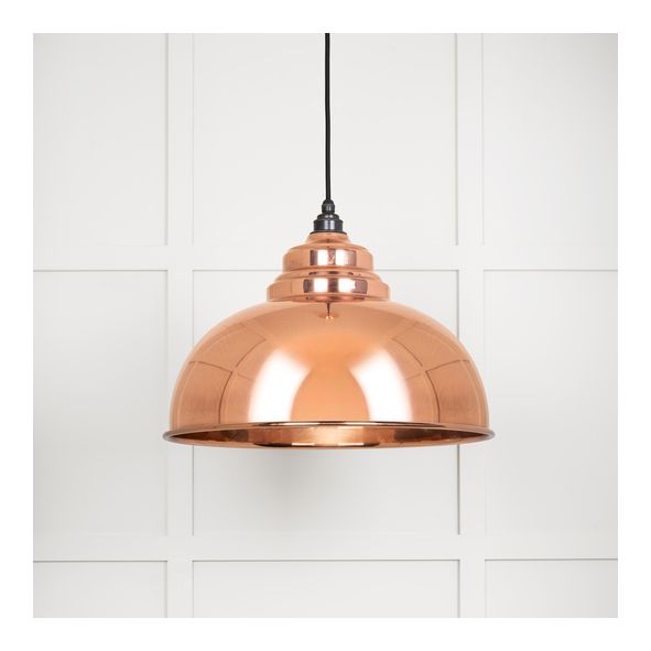 49501S  400mm  Smooth Copper  From The Anvil Harborne Pendant