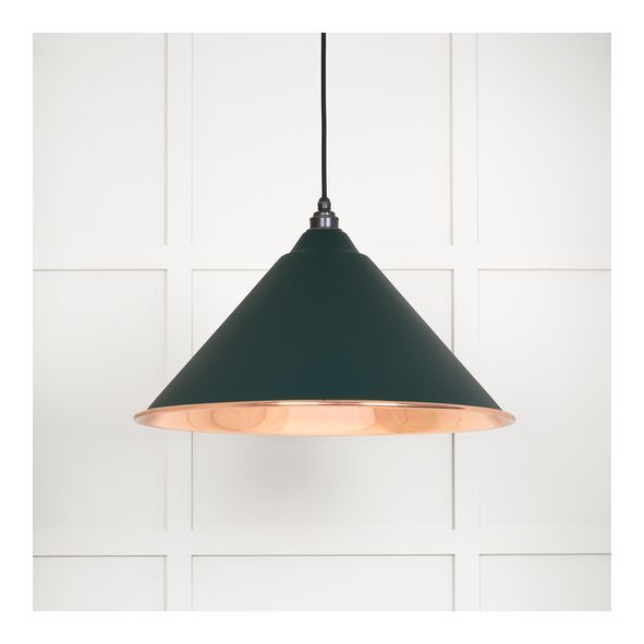 49503SDI  510mm  Smooth Copper & Dingle  From The Anvil Hockley Pendant