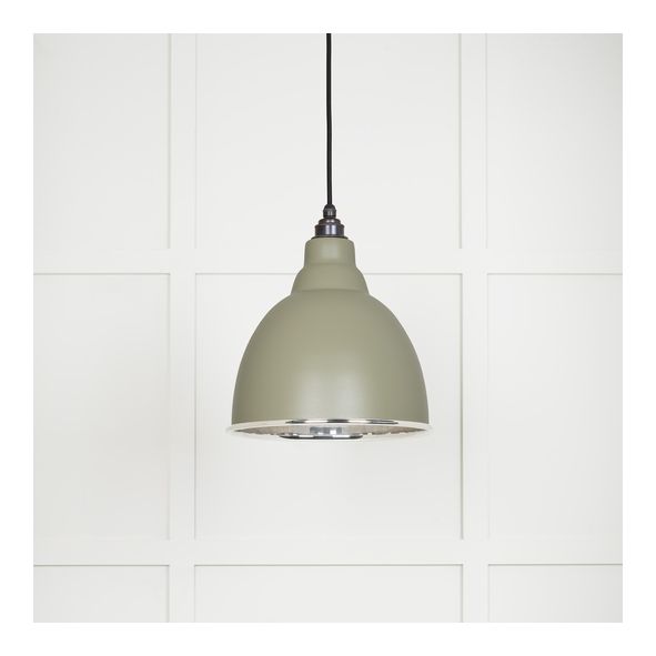 49504TU  260mm  Smooth Nickel & Tump  From The Anvil Brindley Pendant