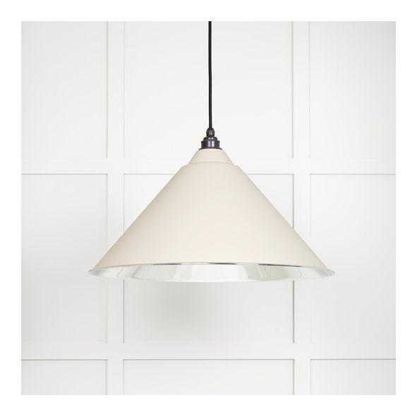 49506TE  510mm  Smooth Nickel & Teasel  From The Anvil Hockley Pendant