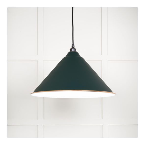 49510DI  510mm  White Gloss & Dingle  From The Anvil Hockley Pendant