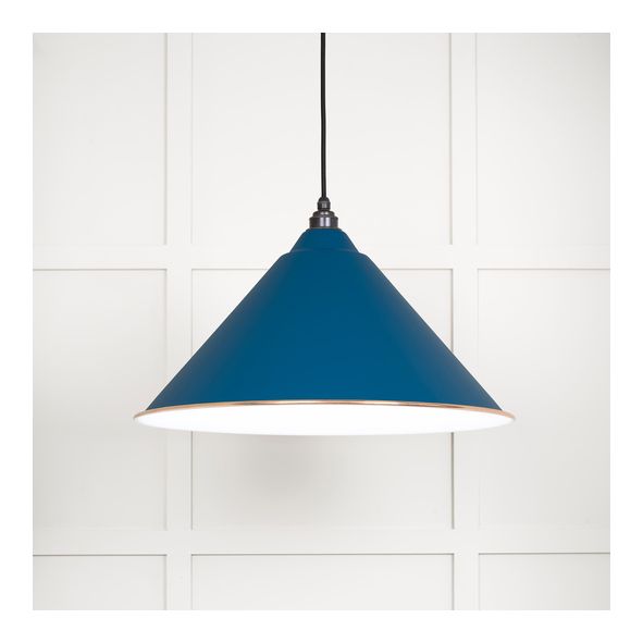 49510U  510mm  White Gloss & Upstream  From The Anvil Hockley Pendant