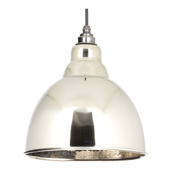 49511  260mm  Hammered Nickel  From The Anvil Brindley Pendant
