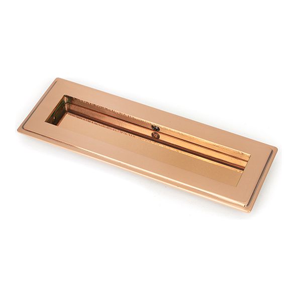 50134  175mm  Polished Bronze  From The Anvil Art Deco Rectangular Pull