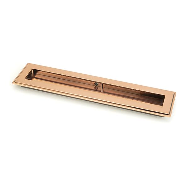 50135  250mm  Polished Bronze  From The Anvil Art Deco Rectangular Pull