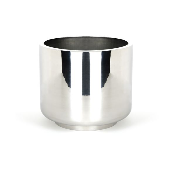 50769  315mm  Polished Marine SS [316]  From The Anvil Newlyn Plant Pot