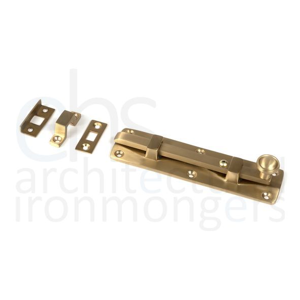 50918 • 150 x 40 x 4mm • Satin Brass • From The Anvil Universal Bolt