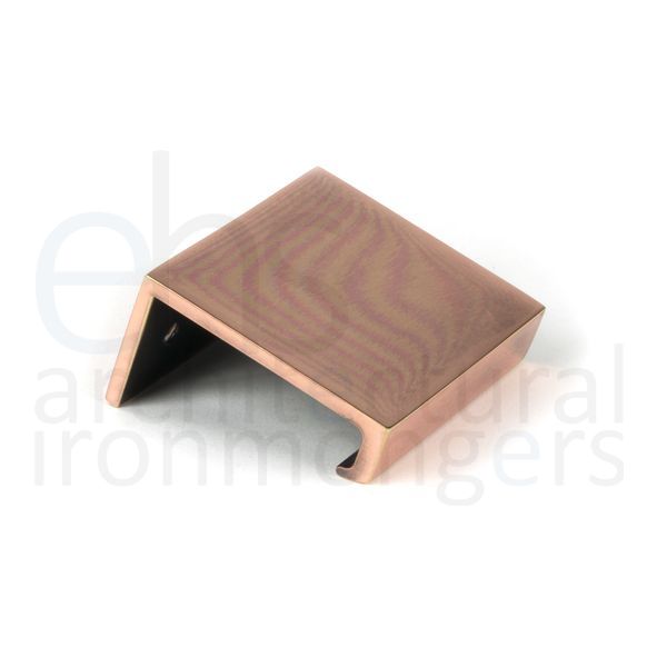 51217  50 x 25mm  Polished Bronze  From The Anvil Plain Edge Pull