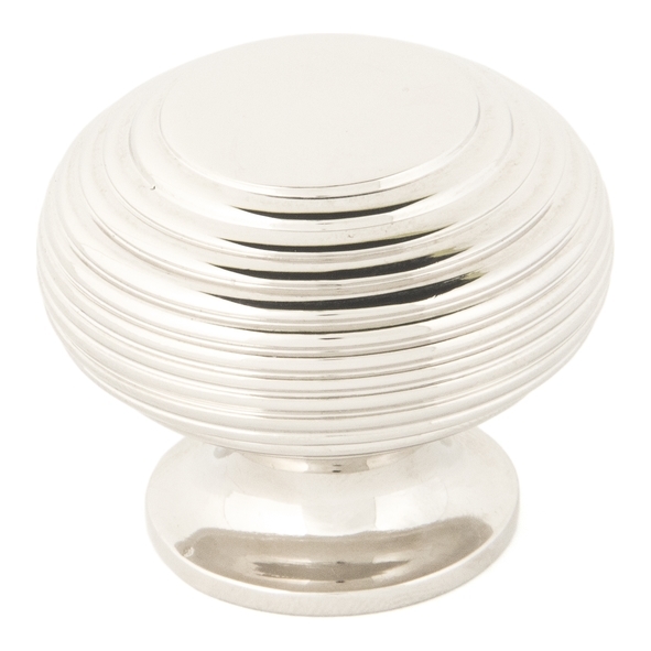 83868  40mm  Polished Nickel  From The Anvil Beehive Cabinet Knob