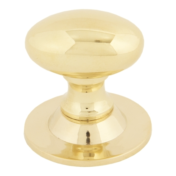 83885  33 x 22mm  Polished Brass  From The Anvil Oval Cabinet Knob