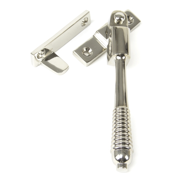 83912 • 149mm • Polished Nickel • From The Anvil Night-Vent Locking Reeded Fastener