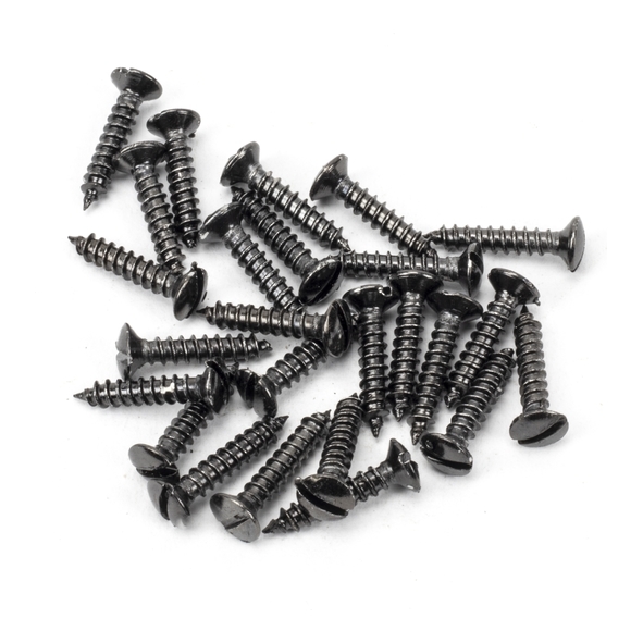91228  6x  Dark Stainless Steel  From The Anvil Countersunk Raised Head Screw