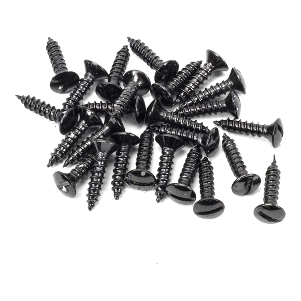91230  8x  Dark Stainless Steel  From The Anvil Countersunk Raised Head Screw