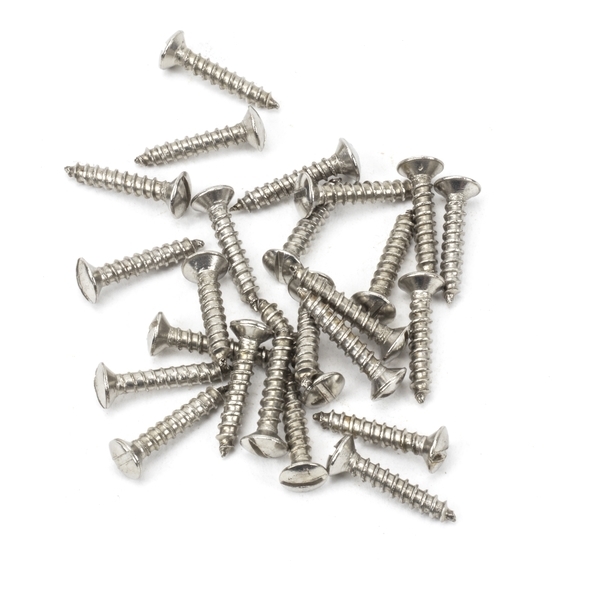 91247  6x  Stainless Steel  From The Anvil Countersunk Raised Head Screws