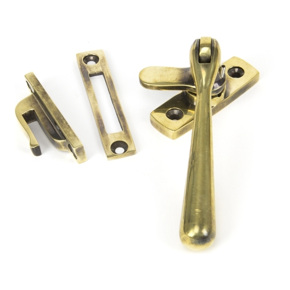 91441 • 128mm • Aged Brass • From The Anvil Locking Newbury Fastener