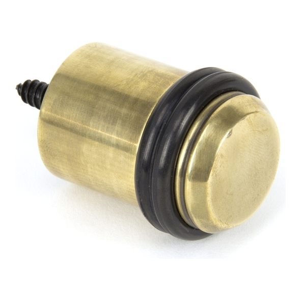 91514  42mm  Aged Brass  From The Anvil Floor Mounted Door Stop