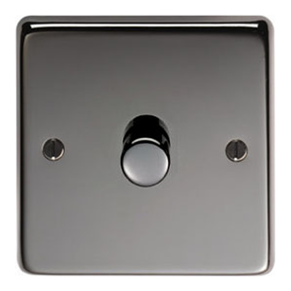 91796  86 x 86 x 7mm  Black Nickel  From The Anvil Single LED Dimmer Switch