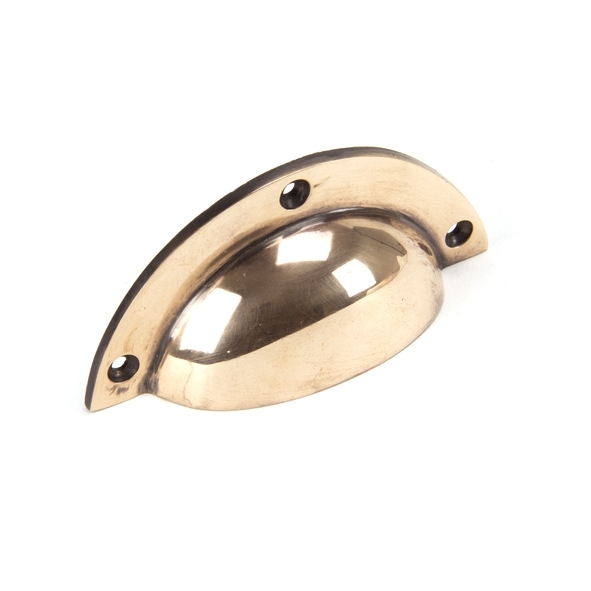 91961  93 x 45mm  Polished Bronze  From The Anvil Plain Drawer Pull