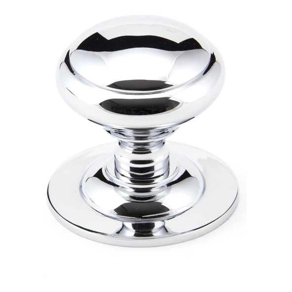 91978  73mm  Polished Chrome  From The Anvil Round Centre Door Knob