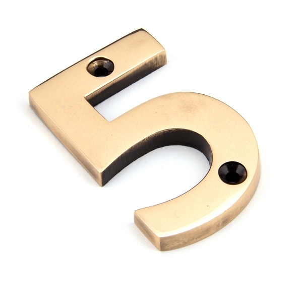 92025 • 78mm • Polished Bronze • From The Anvil Numeral 5